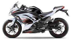 Kawasaki Ninja 300 สีขาว+ดำ